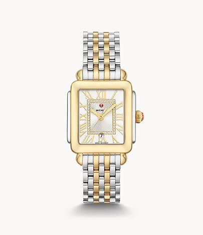 Deco Madison Mid Two-Tone 18K Gold Diamond Dial Watch - Paul's