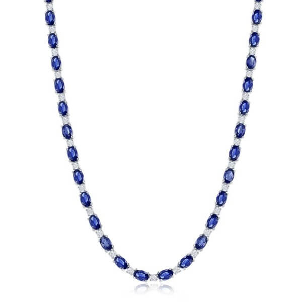 Sapphire Teardrop Necklace - Rachel & Victoria Ring Concierge & Jewelry  Design