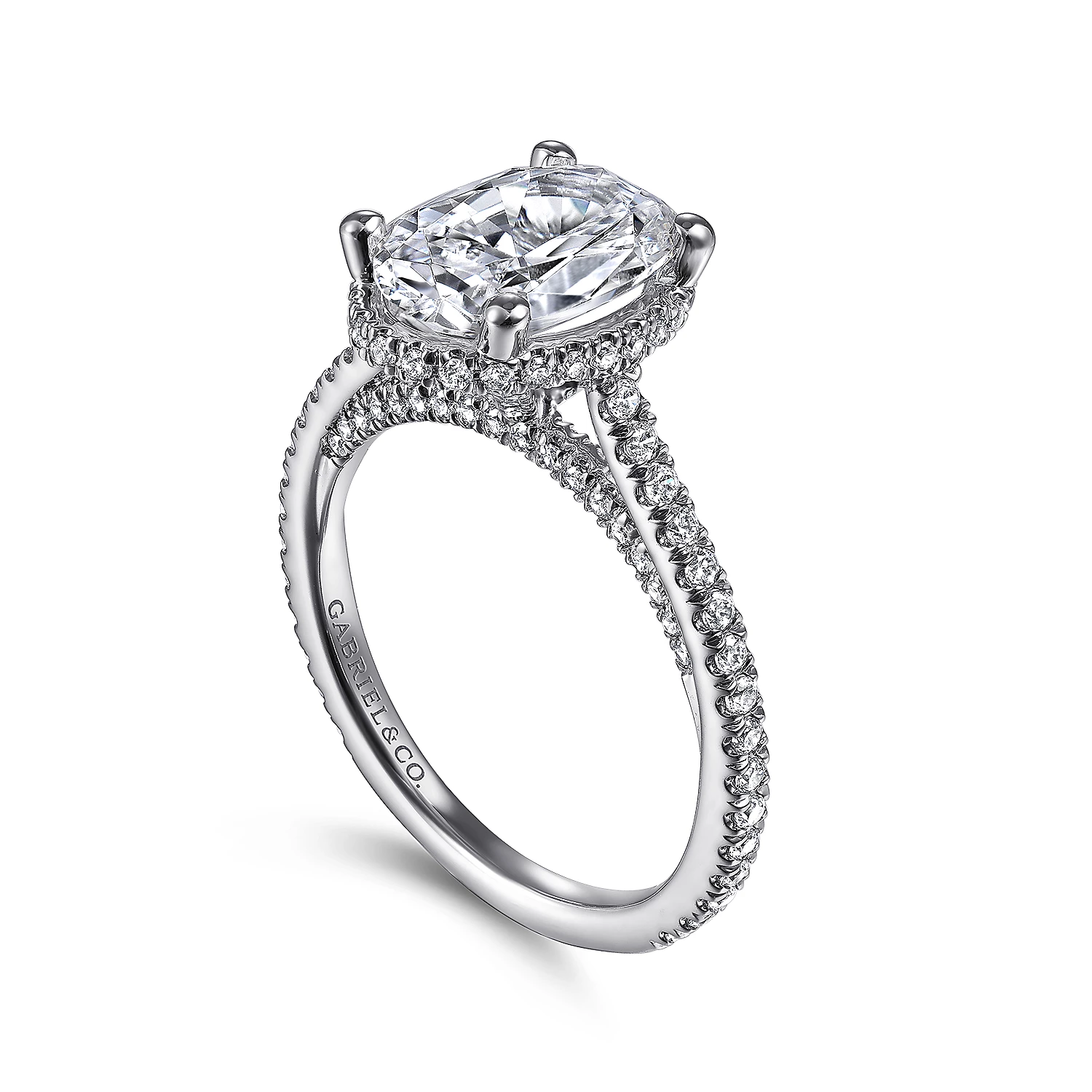 Fiona 2.09 carat oval diamond engagement ring | naturesparkle