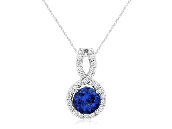 Tanzanite & Diamond Pendant